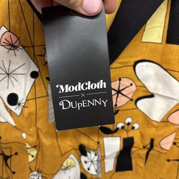 Womens Size S ModCloth X Dupenny Printed Dress NWT - Picture 3 of 6